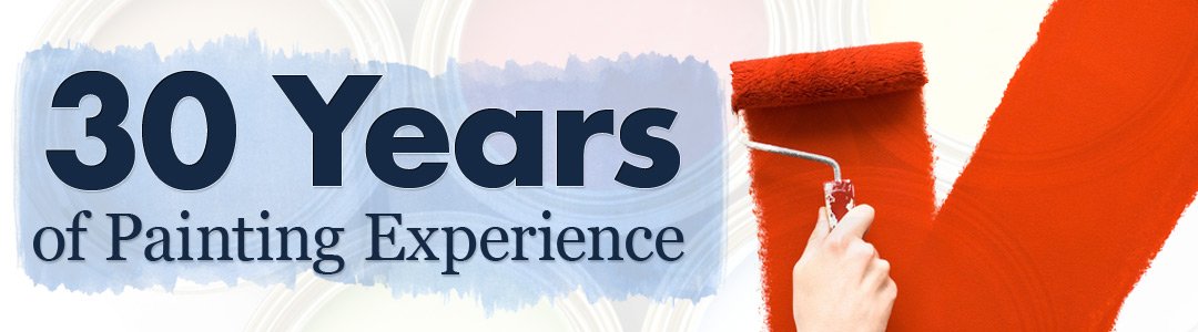 30 years of painting experience banner